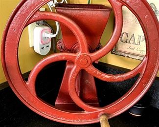 Antique coffee grinder