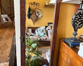 Antique full length mirror $60