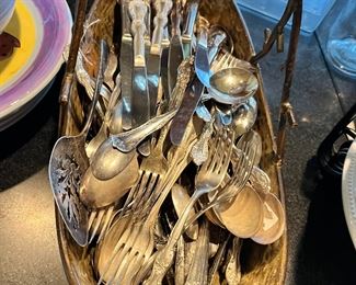flatware, silver plate, stainless sold per piece