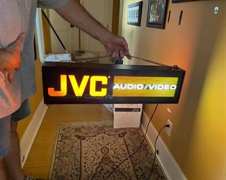 Electric retail sign - same image front and back $45