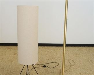 1010	2 MODERN STYLE FLOOR LAMPS, TALLEST APPROXIMATELY 72 IN HIGH
