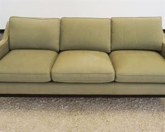 1014	MODERN STYLE CRATE & BARREL SOFA, APPROXIMATELY 86 IN X 37 IN X 33 IN
