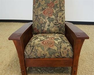 1023	STICKLEY SOLID CHERRY MORRIS CHAIR
