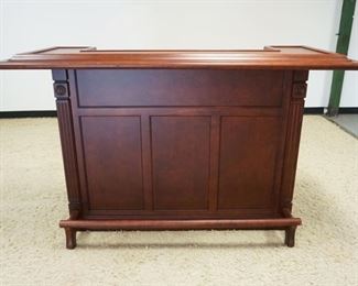 1112	CALIFORNIA HOUSE FINELY CRAFTED GAME ROOM FURNITURE, BAR, APPROXIMATELY 72 IN X 27 IN X 43 IN HIGH

