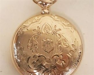 1160	STANDARD POCKET WATCH, 20 YEAR GOLD CASE, FOR PARTS OR RESTORATION
