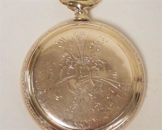 1163	ROCKFORD POCKET WATCH, 20 YEAR GOLD CASE, FOR PARTS OR RESTORATION
