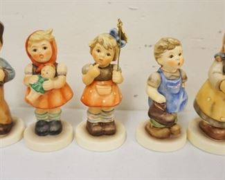1201	GOEBEL/HUMMEL GROUP OF 7 FIGURINES, LARGEST APPROXIMATELY 4 IN HIGH
