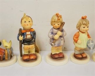 1200	GOEBEL/HUMMEL GROUP OF 7 FIGURINES, LARGEST APPROXIMATELY 4 IN HIGH
