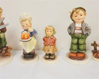 1207	GOEBEL/HUMMEL GROUP OF 7 FIGURINES, TALLEST APPROXIMATELY 6 IN HIGH
