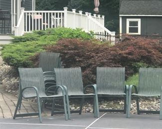 SLING BACK PATIO CHAIRS