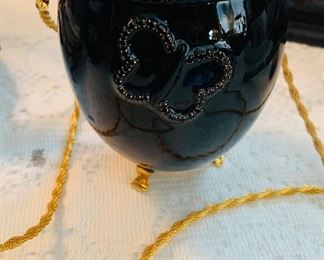 gorgeous Vivian Alexander ostrich egg purse--perfect