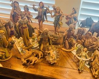 large Nativity Scene by Depose (spider mark) Made in Italy