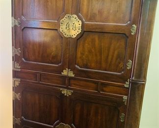 Pan Asian cabinet in the Henredon chinoiserie style