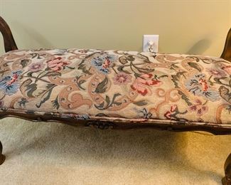 tapestry bench
