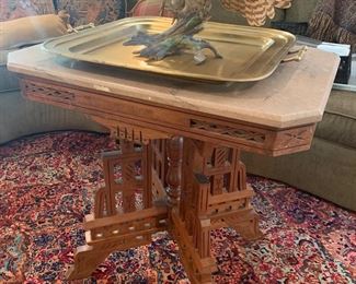 East Lake marble top table