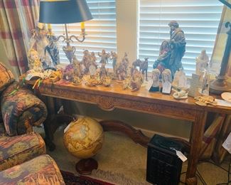 tiled inlay library or sofa table