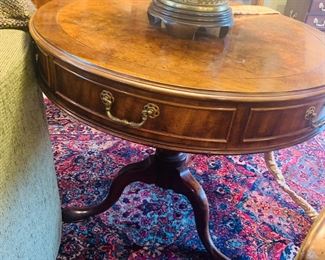 Gorgeous Century drum table