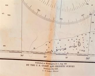 Key to 1938 South Florida map