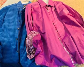 Men’s clothing includes made in Italy men’s custom made shirts