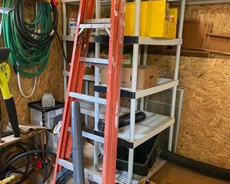 Ladders storage racks tools