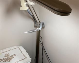 Ottlite Pole lamp with magnifier