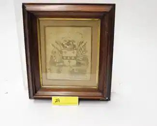 29: Antique Armorial Print