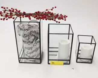 30:Crate& Barrel Candle Boxes