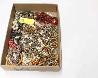 39:  Box of Costume Jewelry