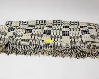 51: Antique 19C Home Spun Coverlet