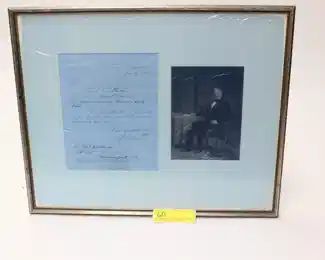 60: 1845 George Bancroft Signed Navy Dept. Letter