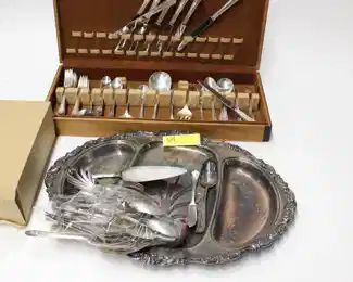 64: Collection of Silver Plate Utensils