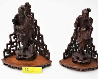 82: Asian Carved Wood Figures