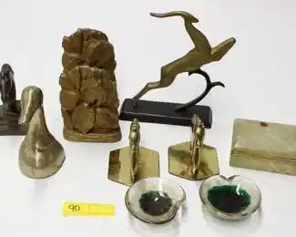 90: Box of Estate Metalware