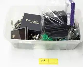 97: Box of Costume Jewelry 