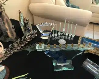 Collection of menorahs