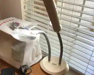 Ottlite lamp and magnifying glass