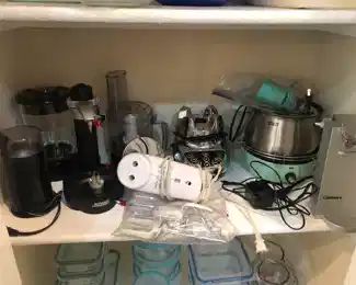 Selection of kitchen appliances