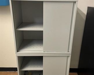 Adjustable Metal Cabinent Lot