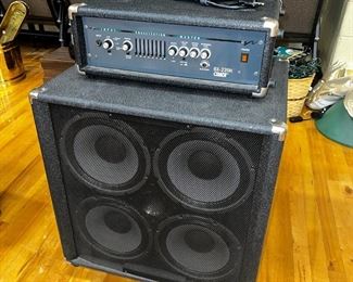 Crate BX220H Electric Bass Guitar 550W Amp Amplifier Head Bass Cabinet