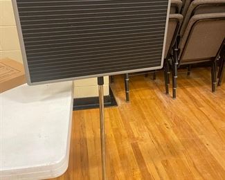 Entertainment Board With Magnetic Letters 