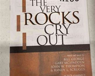 Over 15 Boxes Of Choir Sheet Booklets For Any Church