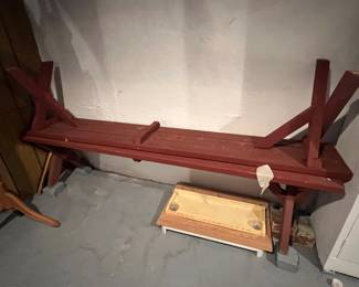 cedar picnic benches