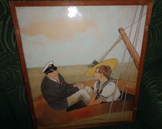 1920's Painting - Illustration Art