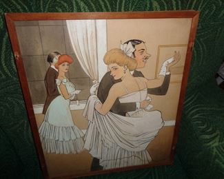 1920's Painting - Illustration Art