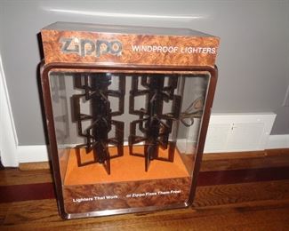 1960's/70's Zippo Lighter Rotating Display 