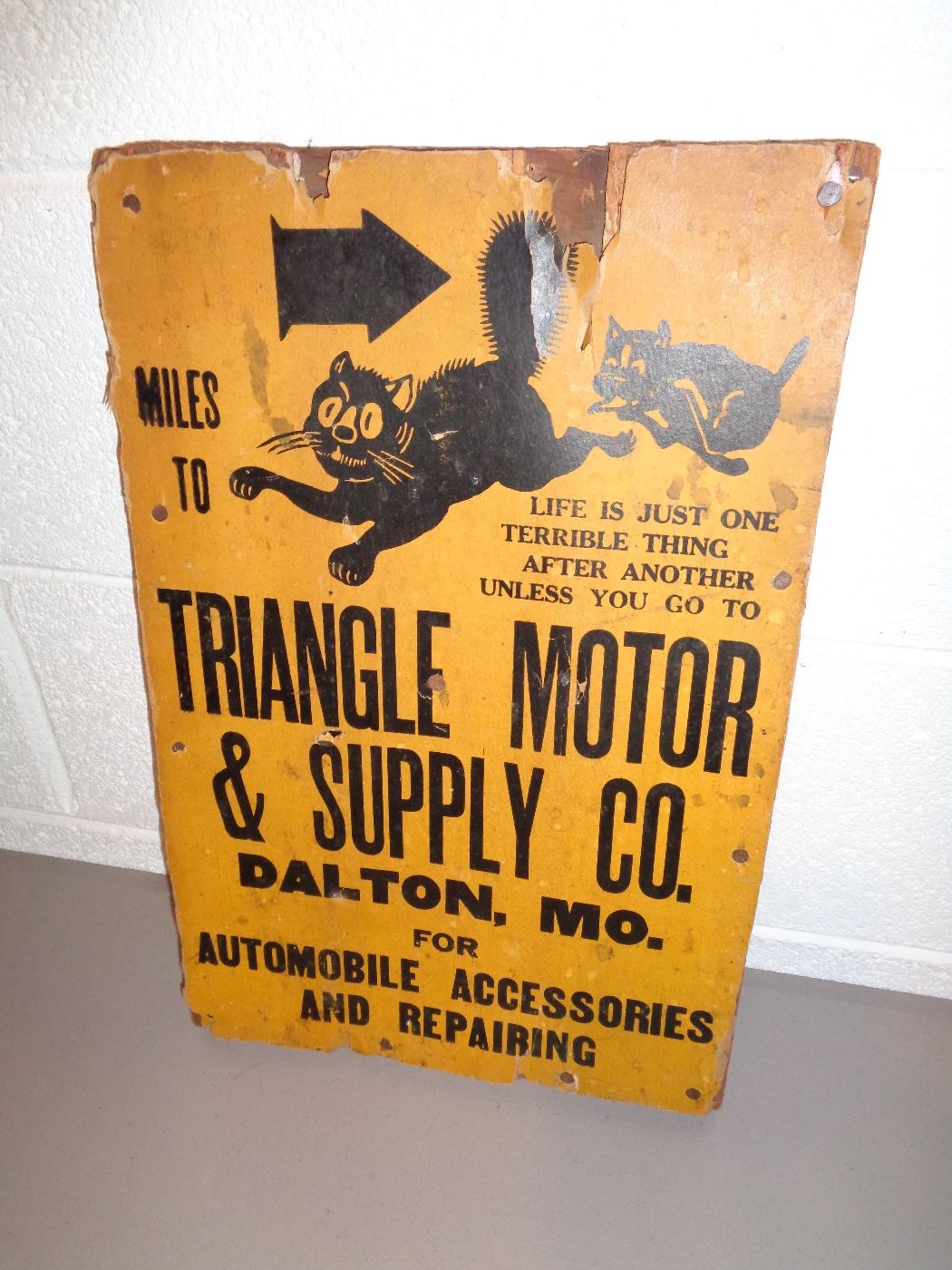 1920's Automobilia Sign  - Have OFFER!