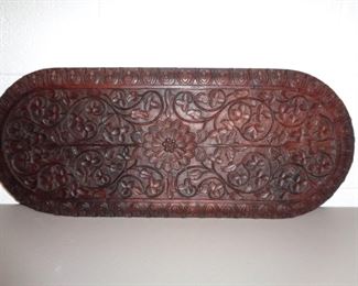 Antique Carved Tray - 