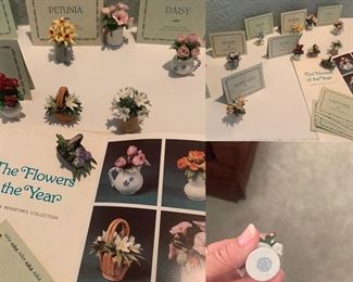 Bone China, adorable “Flowers Of The Year” collection