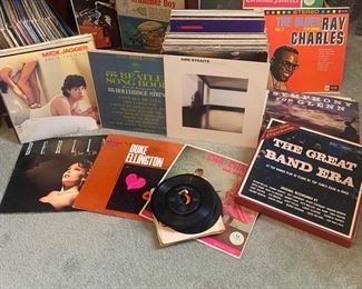 Vinyls 33 and 45 many titles, as well as cassettes, CD’s, DVD’s and VHS! Magnovox radio with record player WORKS all original AMAZING