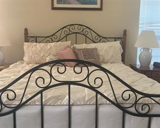King size bed complete, large picture along with others!